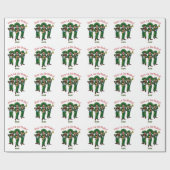 VivaのLaの誕生日のメキシコマリアッチはギフト用包装紙にバンドを付けます ラッピングペーパー (フラット)