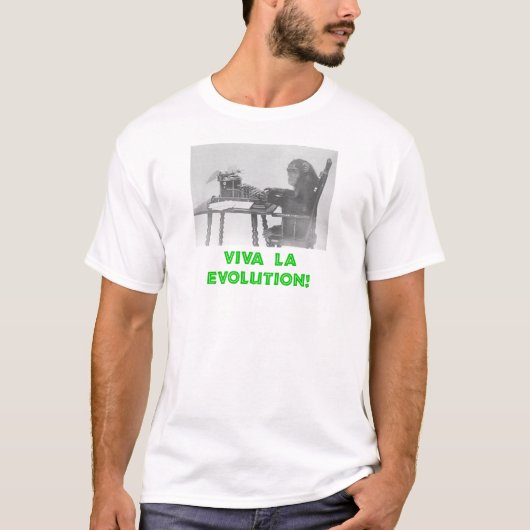 vivaのlaの進化 tシャツ (正面)