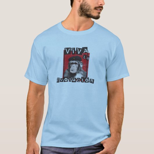 VivaのlaのEvolucionのサル Tシャツ (正面)