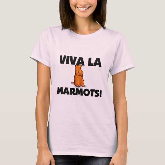 VivaのLaのMarmots Tシャツ (正面)