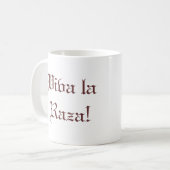 Vivaのla Raza! コーヒーマグカップ (正面左)