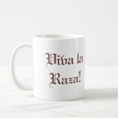 Vivaのla Raza! コーヒーマグカップ (左)