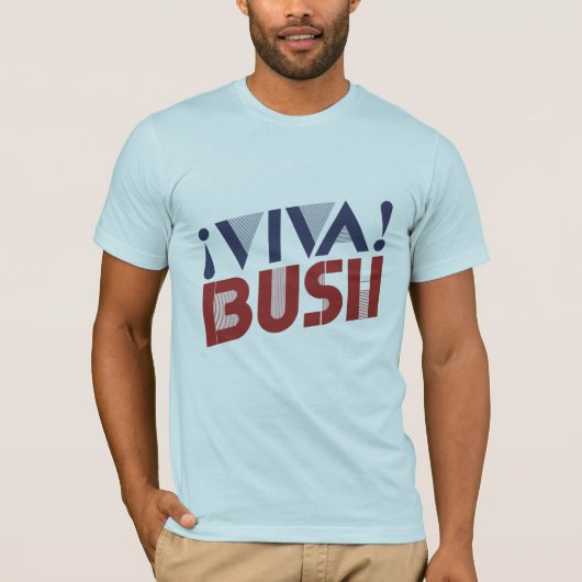 VIVAブッシュ- .PNG Tシャツ (正面)