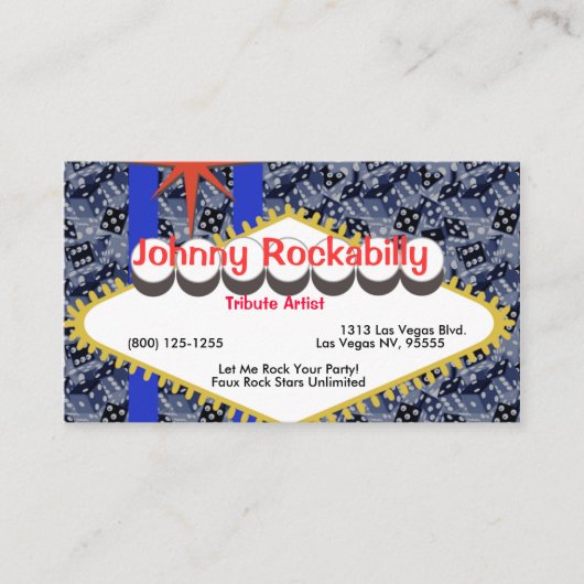 Vivaベガスの名刺 名刺 (正面)