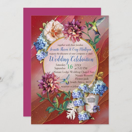 Vivaマジェンタ2023 招待状 (正面/裏面)