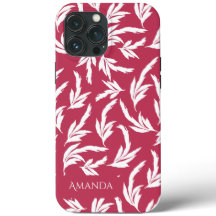 Vivaマゼンタの葉 Case-Mate iPhoneケース