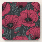 Vivaマゼンタポピー コースター (正面)