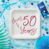 Vivaマゼンタ応援～50年 ペーパープレート (パーティー)