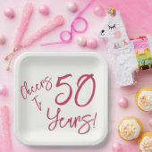 Vivaマゼンタ応援～50年 ペーパープレート (パーティー)