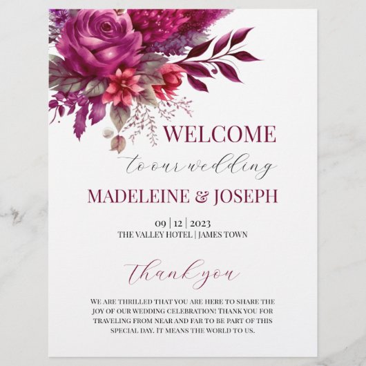 Vivaマゼンダ結婚ン式計画 チラシ (正面)