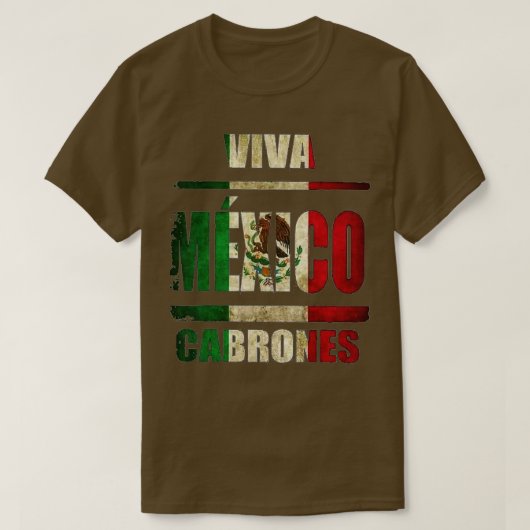 VIvaメキシコカバロンとクリスマスメキシコ Tシャツ (デザイン正面)