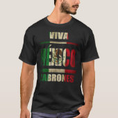 VIvaメキシコカバロンとクリスマスメキシコTシャツ Tシャツ (正面)