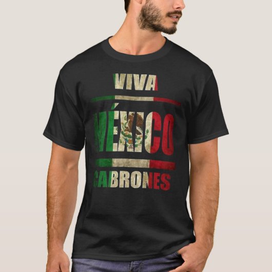 VIvaメキシコカバロンとクリスマスメキシコTシャツ Tシャツ (正面)