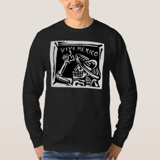 Vivaメキシコメキシコ"死んだのの日" Tシャツ
