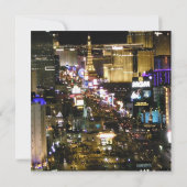 Vivaラスベガスのスロットマシンのパーティー 招待状 (裏面)