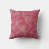 Viva Abstraction-Magenta, Beige, Gray Designer Art クッション (裏面)
