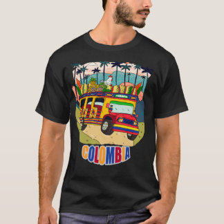 viva colombia chiva paisa parce tシャツ