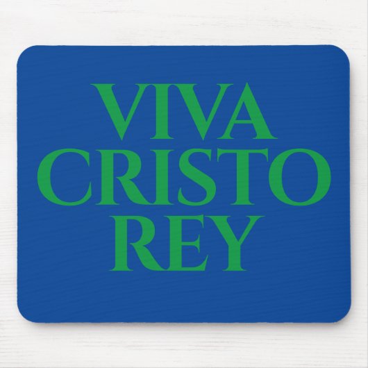 Viva Cristo Reyグラフィックマウスパッド マウスパッド (正面)