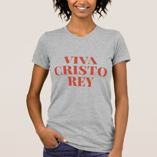 Viva Cristo ReyグラフィックTシャツ Tシャツ (正面)