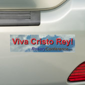 Viva Cristo Rey! バンパーステッカー (車上)