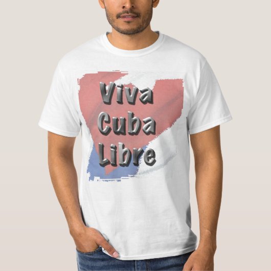 Viva Cuba Libre グランジ 4 Tシャツ (正面)