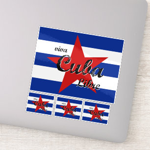 Viva Cuba Libre、Havana、Fidel Castro、Che Guevara シール