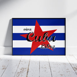 Viva Cuba Libre、Havana、Fidel Castro、Che Guevara フォトプリント