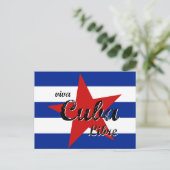 Viva Cuba Libre、Havana、Fidel Castro、Che Guevara ポストカード (スタンド正面)