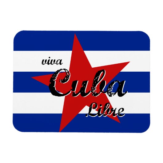 Viva Cuba Libre、Havana、Fidel Castro、Che Guevara マグネット (横)
