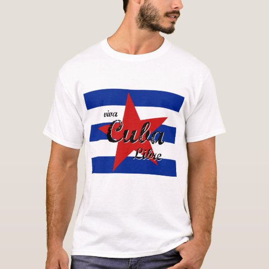Viva Cuba Libre、Havana、Fidel Castro、Che Guevara Tシャツ (正面)