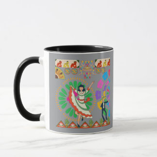 Viva Fiesta Dreams グレー マグカップ