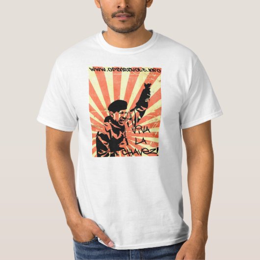 Viva Hugo Chavez! Tシャツ (正面)