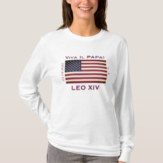 Viva Il Papa ローマ教皇 レオ14世 レディースTシャツ Tシャツ
