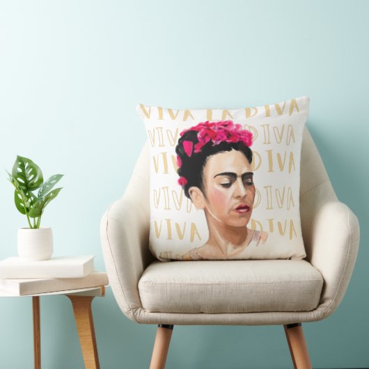 Viva La Diva Frida Kahlo cushion  クッション (椅子)