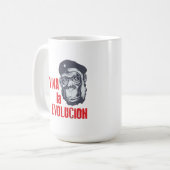 "Viva la Evolucion" (Long Live Evolution). コーヒーマグカップ (正面左)