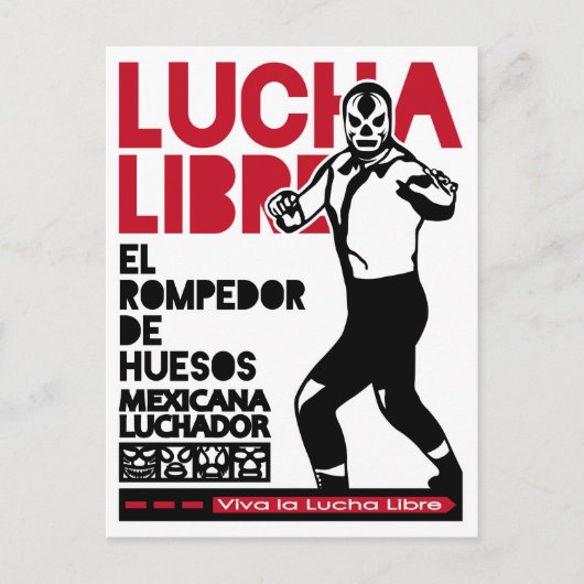 VIVA LA LUCHA LIBRE TRES ポストカード (正面)