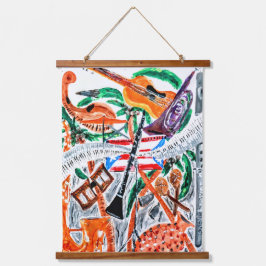 Viva La Música 吊り下げ型タペストリー