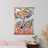 Viva La Música 吊り下げ型タペストリー (寝室)