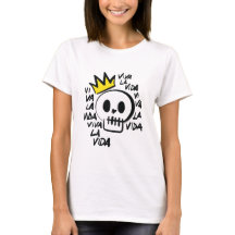 Viva La Vida ドクロTシャツ - インパクトグラフィックTシャツ