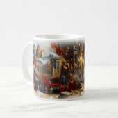Viva La Vida — 帝国の興亡を描いたエピックマグ コーヒーマグカップ (正面左)
