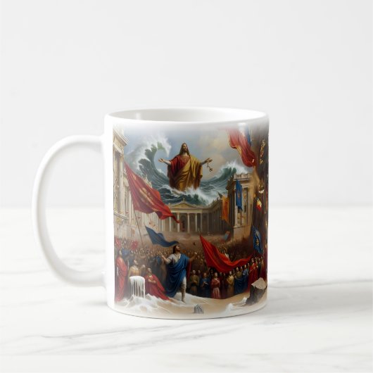Viva La Vida — 帝国の興亡を描いたエピックマグ コーヒーマグカップ (左)
