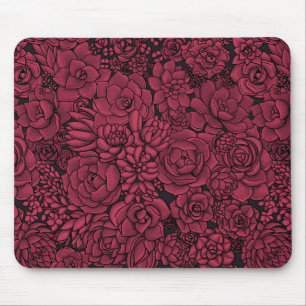 Viva Magentaの多肉植物 – 2023年の色 マウスパッド