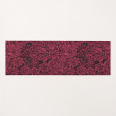 Viva Magentaの多肉植物 – 2023年の色 ヨガマット (正面(横))