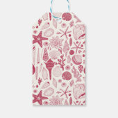 Viva Magentaの貝殻 – 2023年の色 ギフトタグ (裏面)