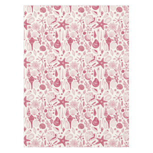 Viva Magentaの貝殻 – 2023年の色 テーブルクロス