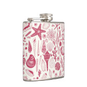 Viva Magentaの貝殻 – 2023年の色 フラスク (右)