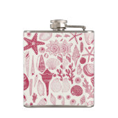 Viva Magentaの貝殻 – 2023年の色 フラスク (裏面)