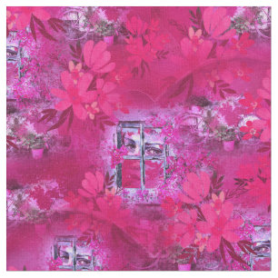 Viva Magenta 2023女の子のウィンドウのファブリック ファブリック