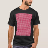Viva Magenta Small Houndstooth Pattern Tシャツ (正面)