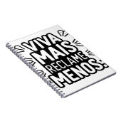 Viva Mais Reclame Menos / Live More Complain Less ノートブック (右側)